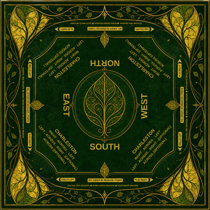 The Emerald Nouveau Mahjong Mat