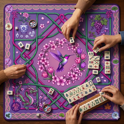 The Lavender Whimsy Mahjong Mat
