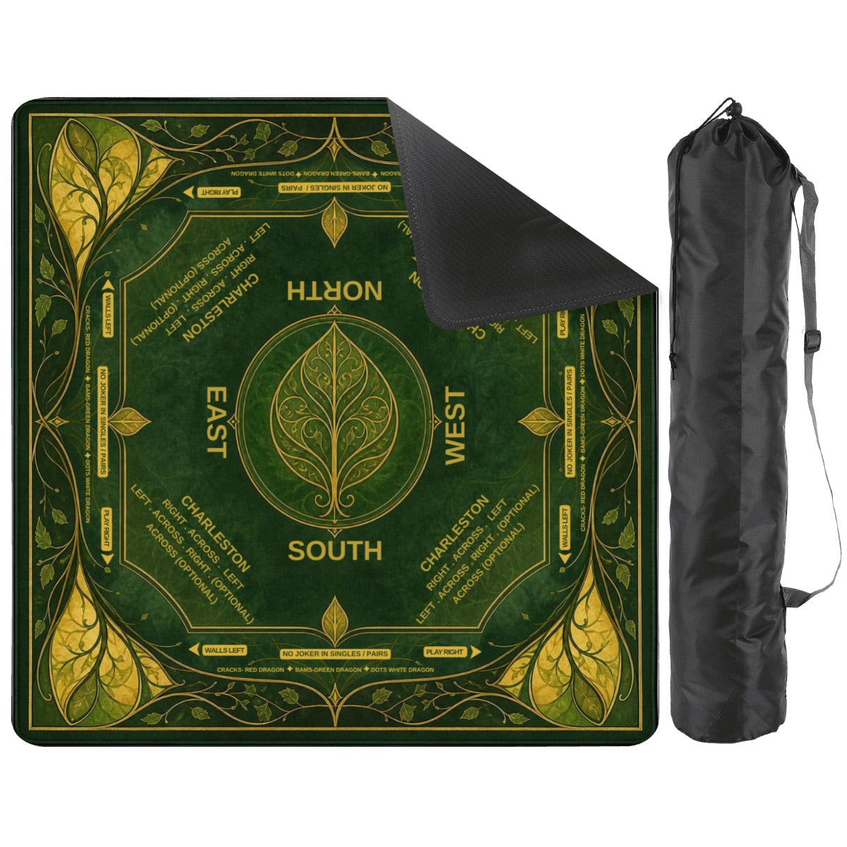 The Emerald Nouveau Mahjong Mat